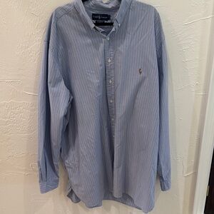 💙Ralph Lauren Classic Fit Button-Down Shirt Size 3XLT💙